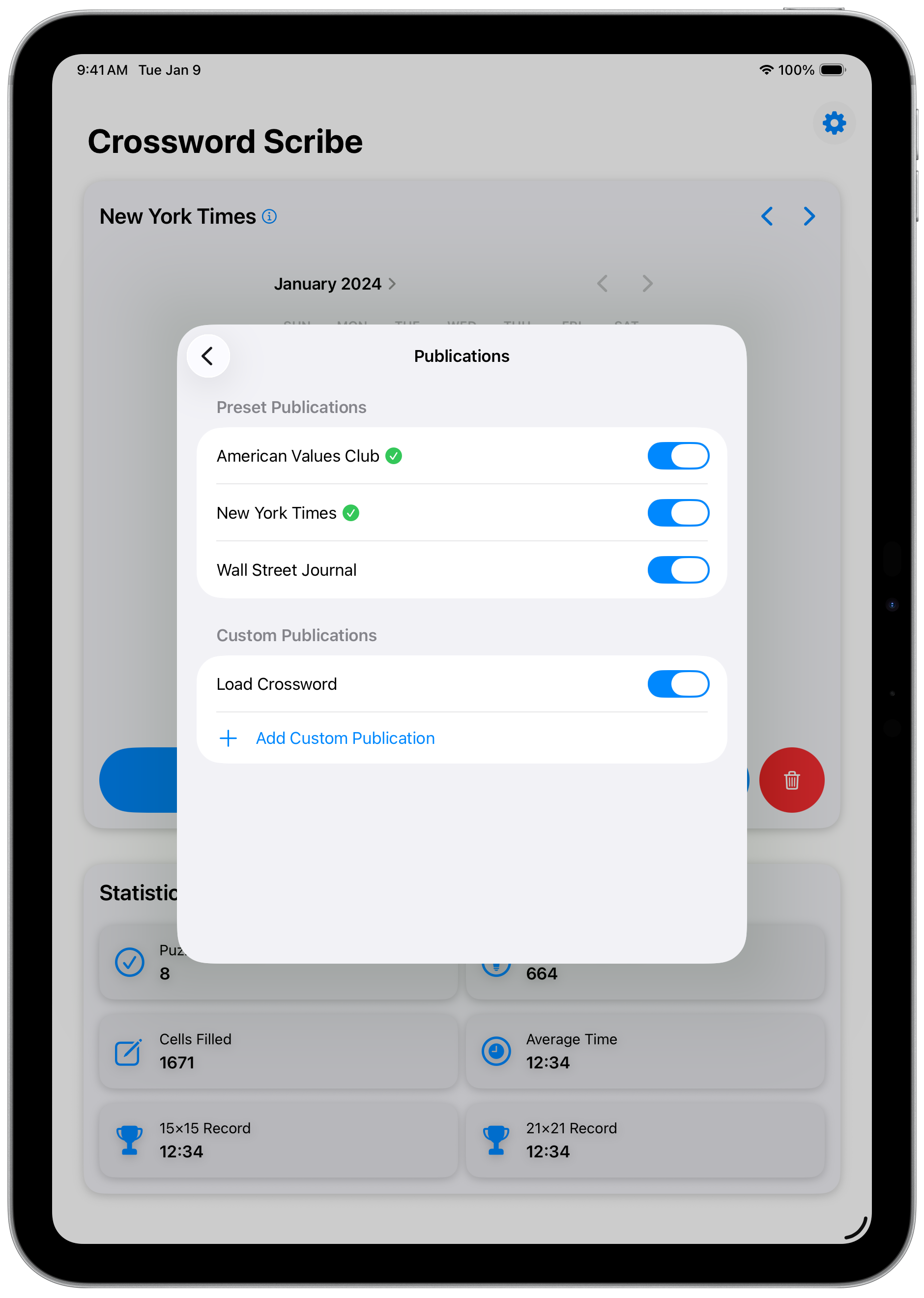 Crossword Scribe screenshot
